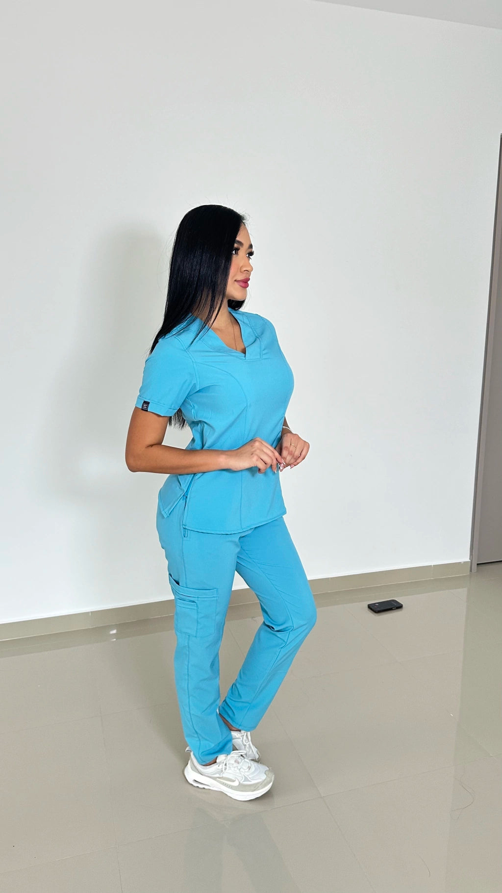 Uniforme Turquesa - Antifluido licrado
