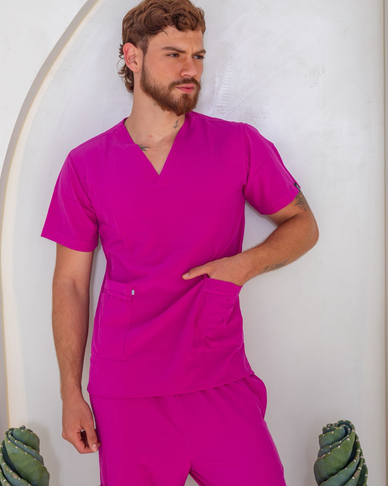 Uniforme Magenta - Antifluido licrado