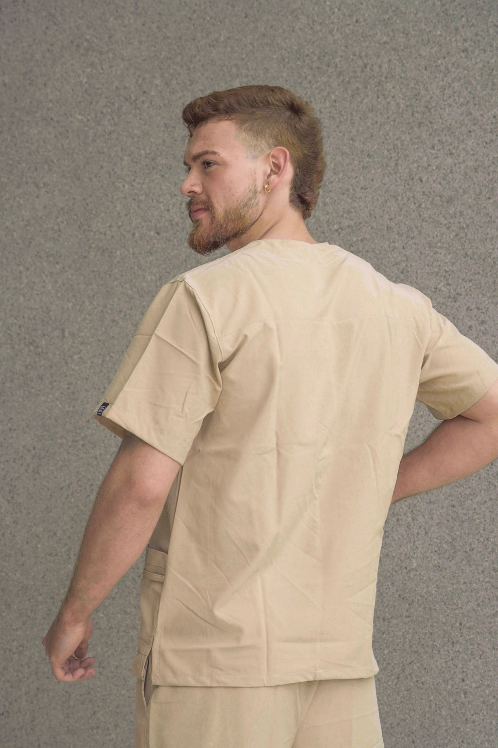Uniforme Beige - Antifluido licrado