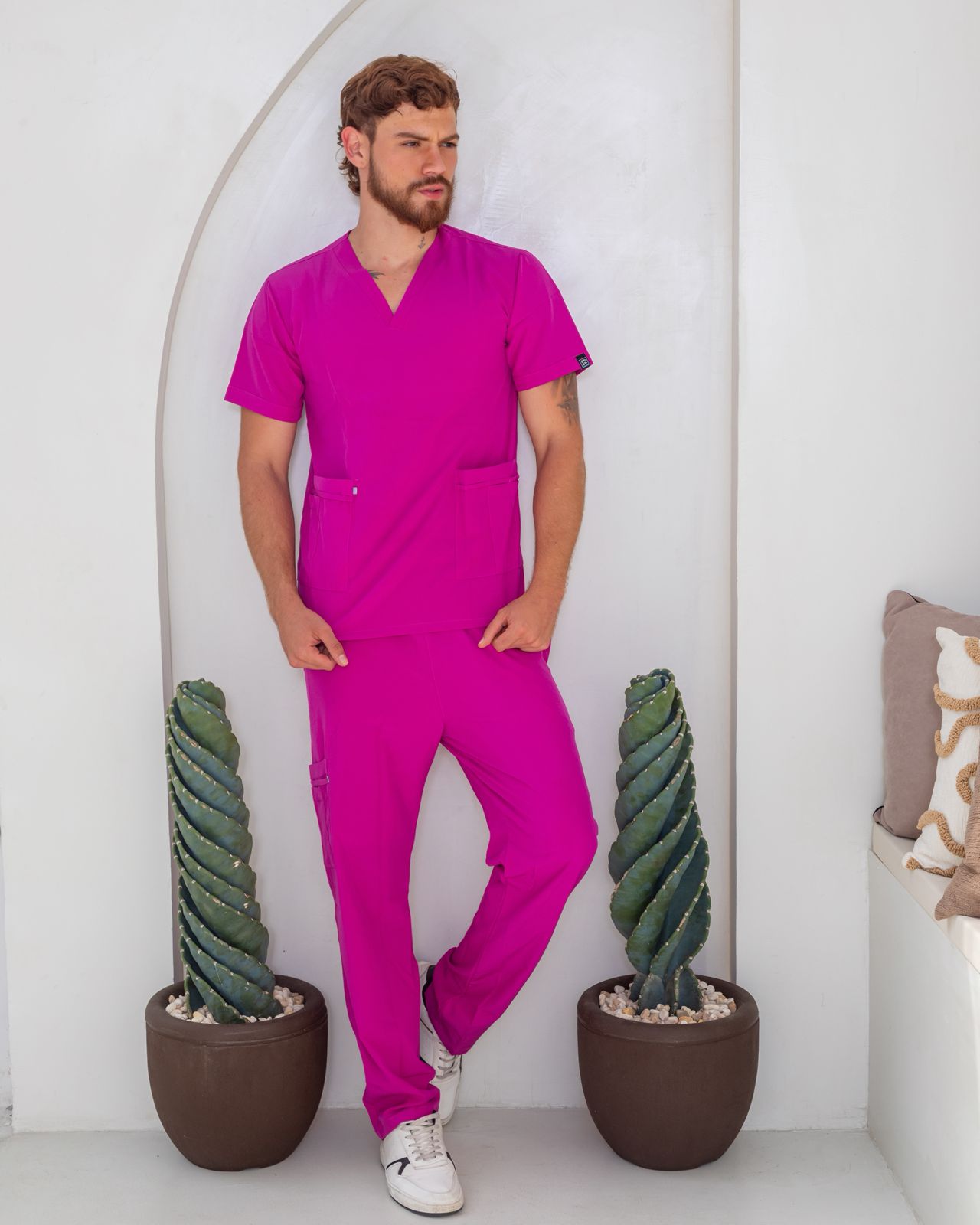 Uniforme Magenta - Antifluido licrado