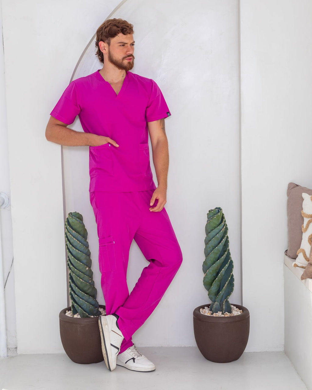 Uniforme Magenta - Antifluido licrado