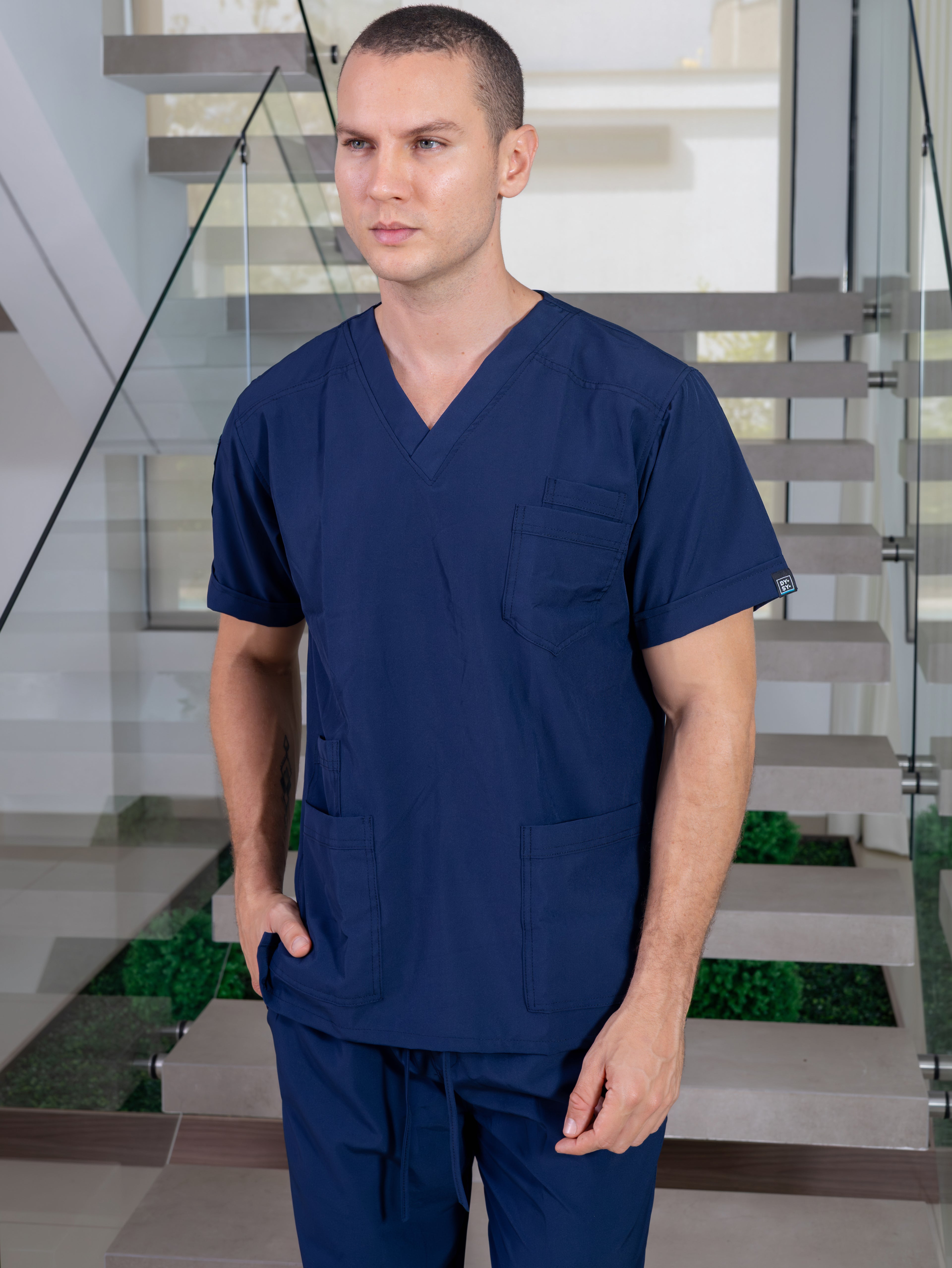 Uniforme azul oscuro - Premium caballero