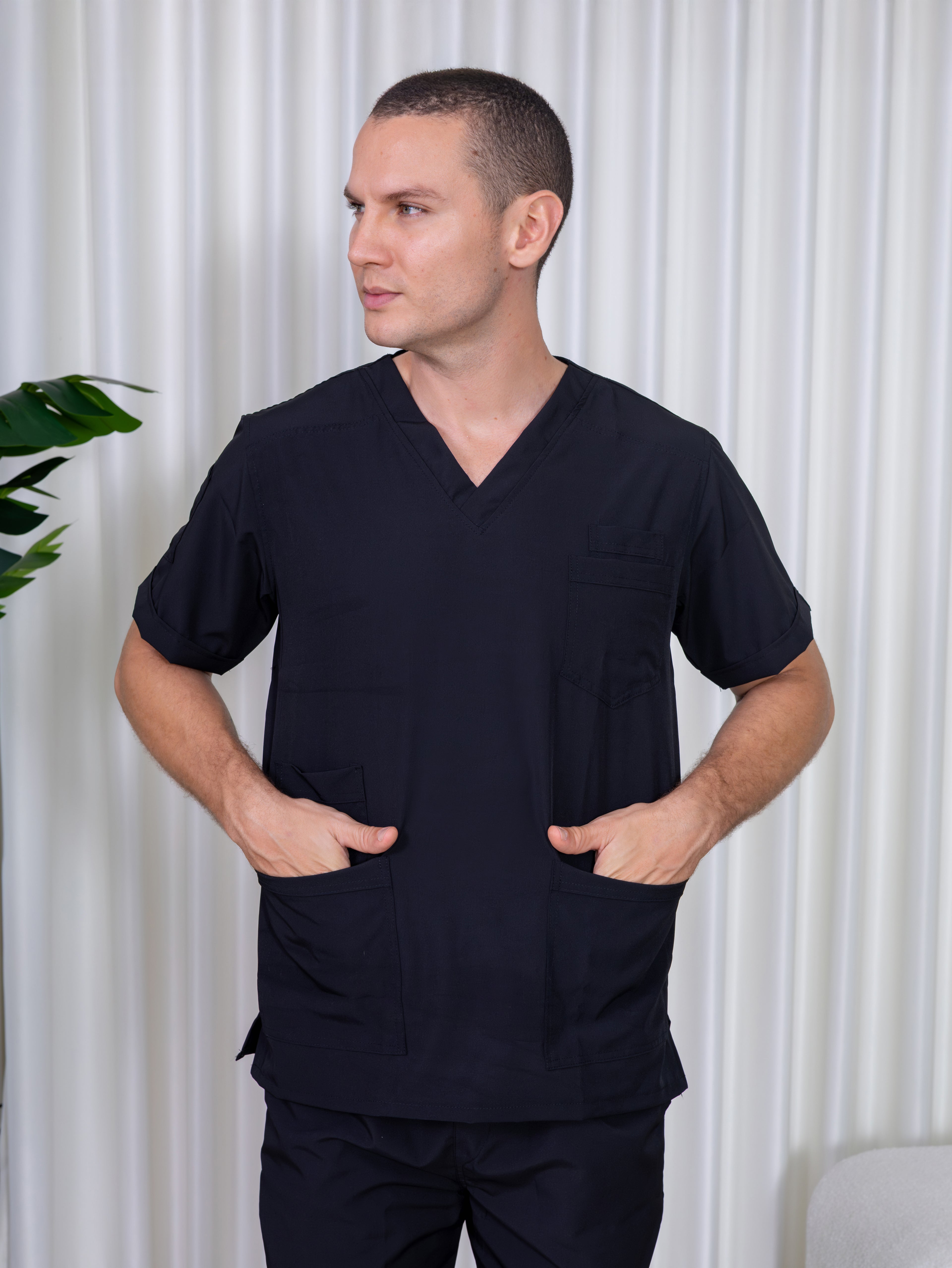 Uniforme Negro - Premium Caballero