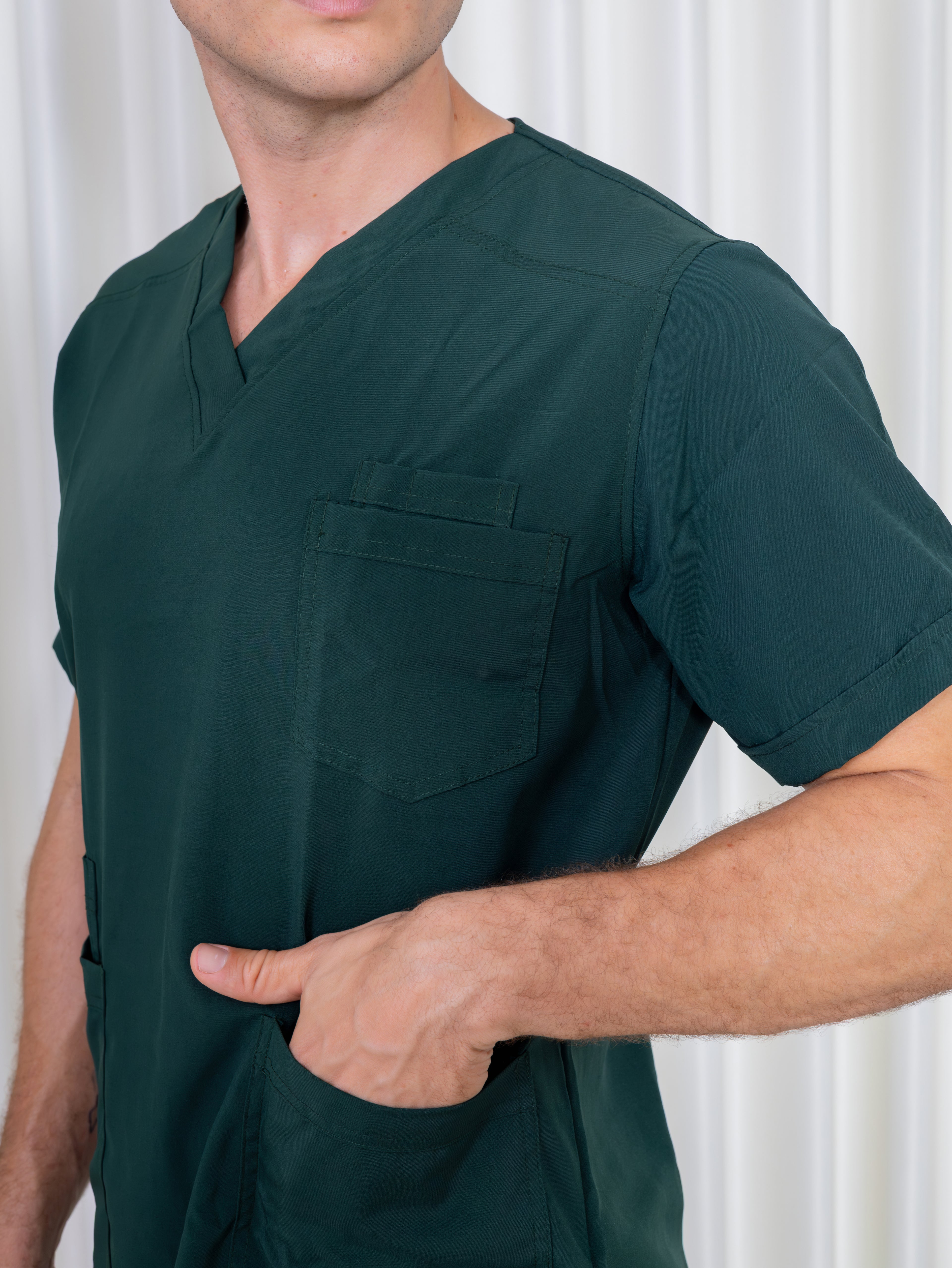 Uniforme Verde pino - Premium Caballero