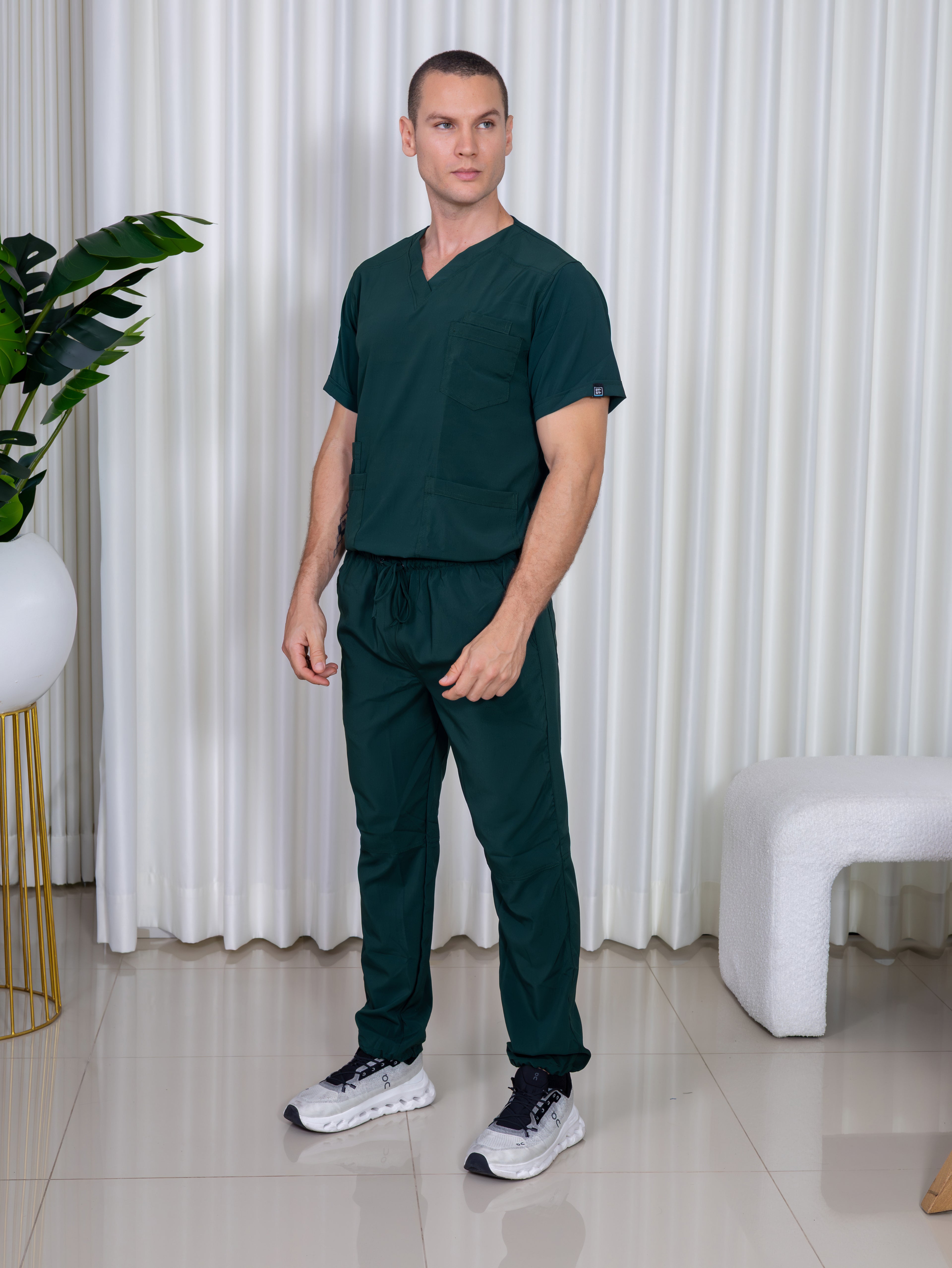 Uniforme Verde pino - Premium Caballero