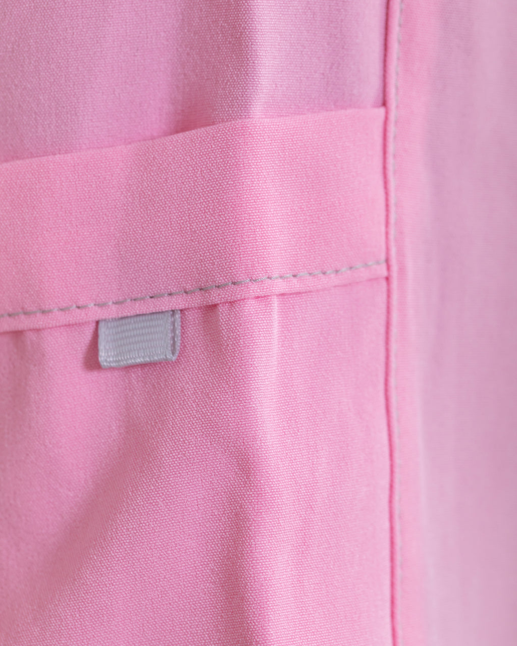 Uniforme Rosado hilo gris - Algodon Licrado Delgado
