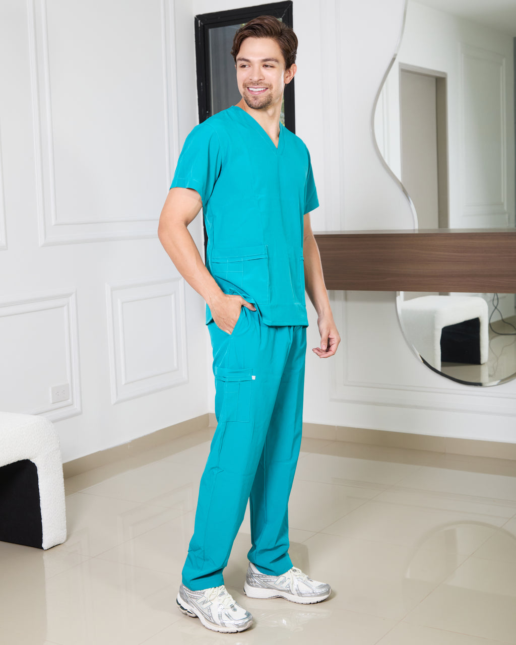 Uniforme Verde jade - Antifluido Licrado