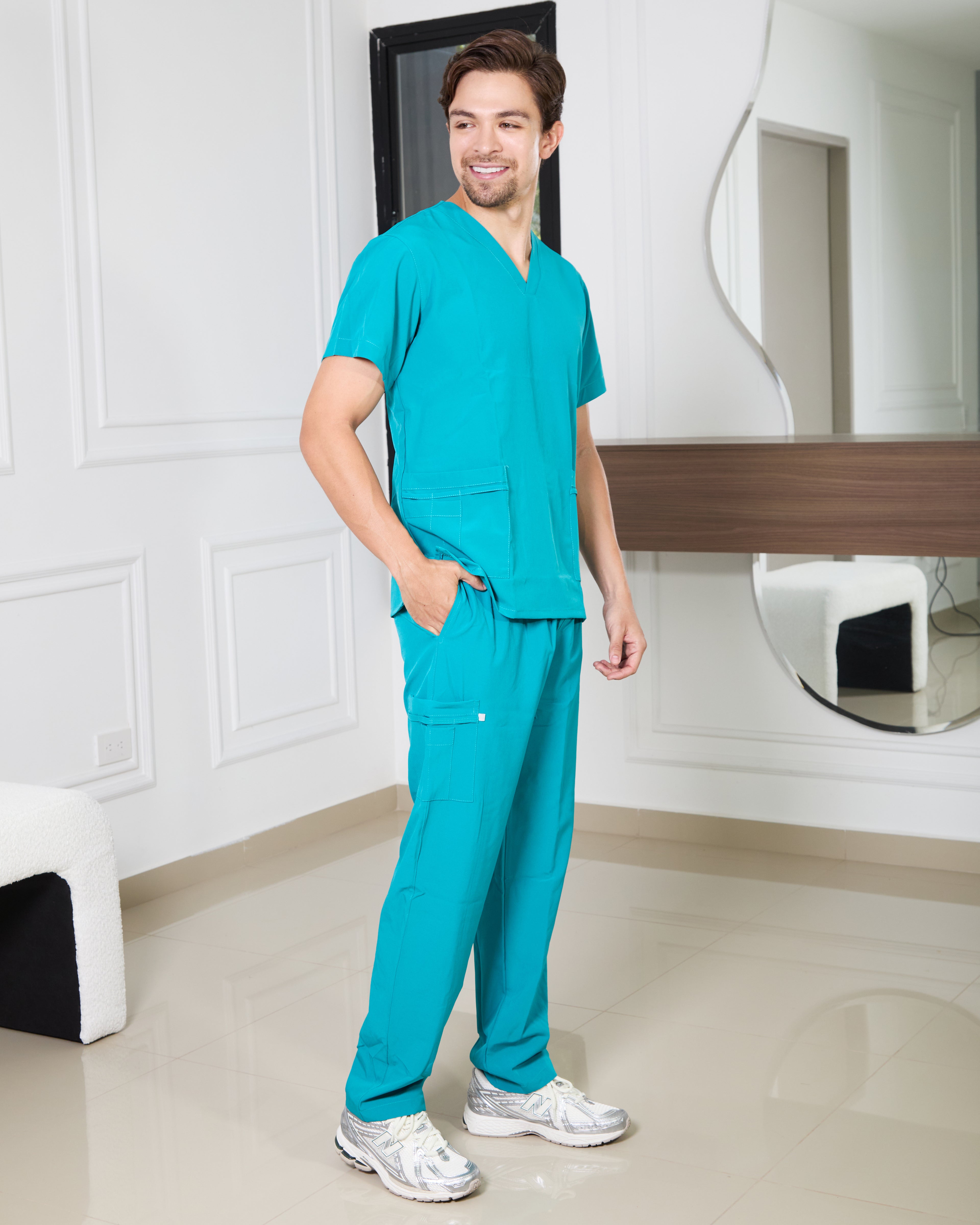 Uniforme Verde jade - Antifluido Licrado