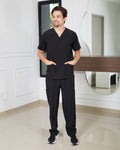 Uniforme Negro - Antifluido licrado