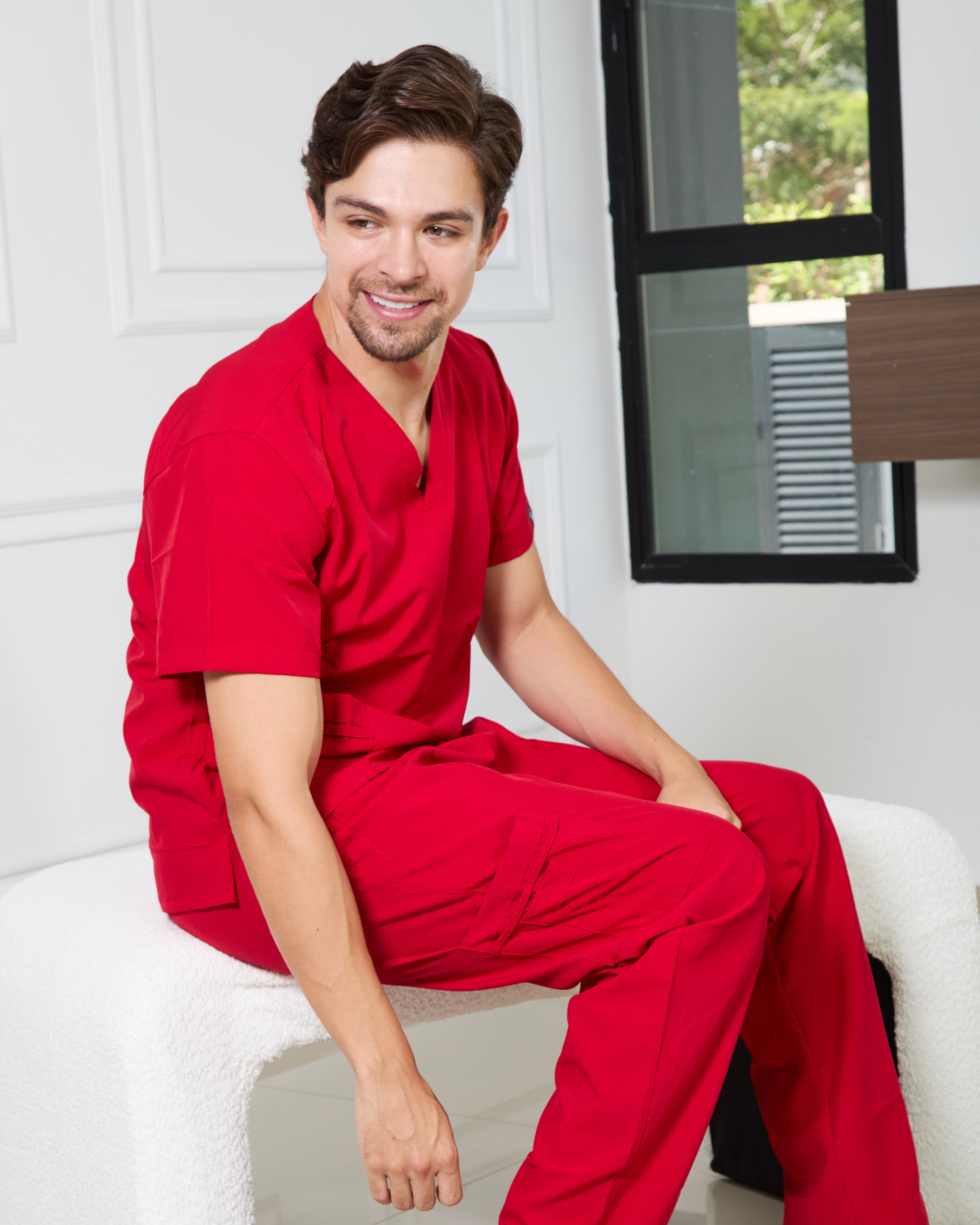 Uniforme Rojo - Antifluido Licrado