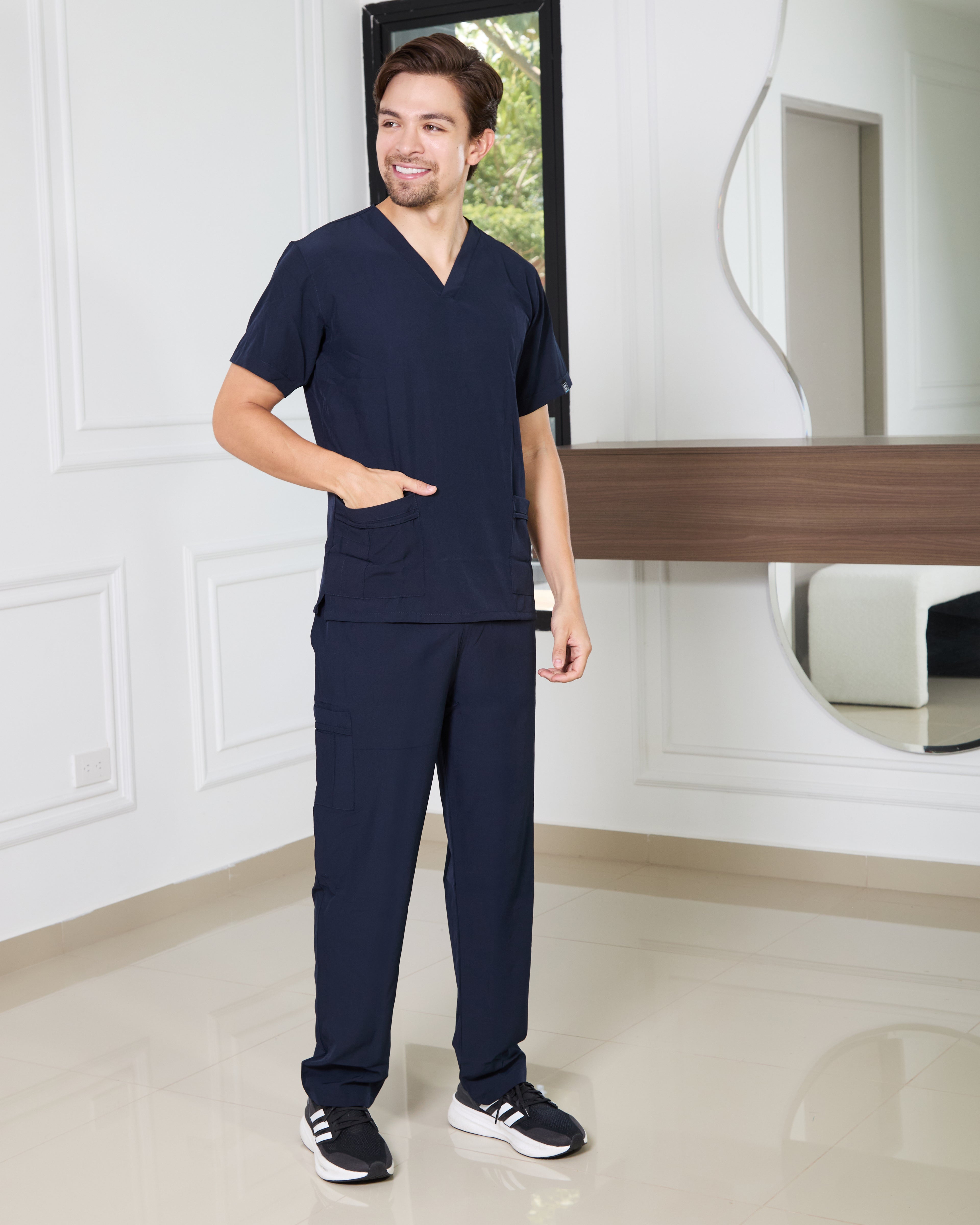 Uniforme Azul oscuro - Antifluido licrado