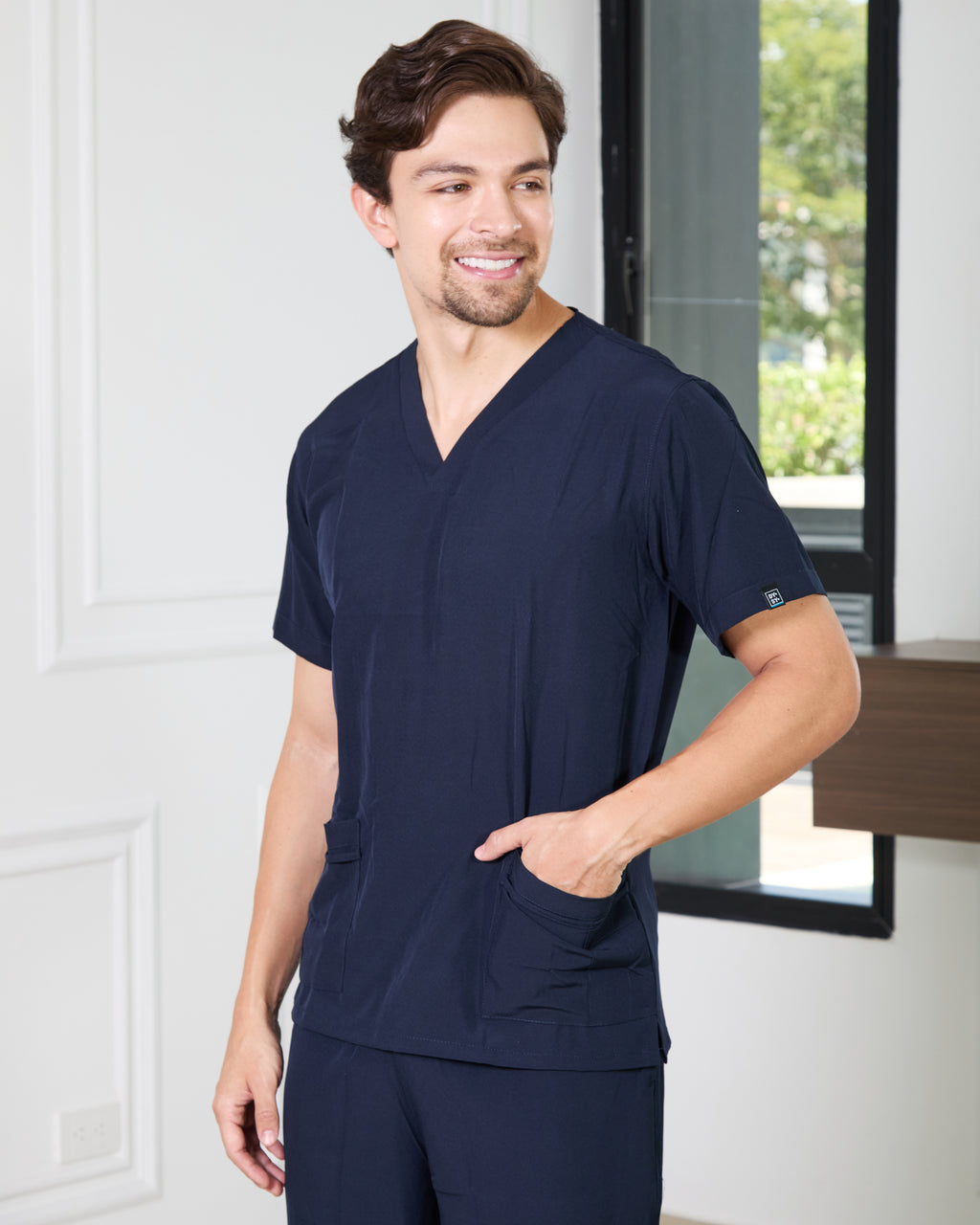 Uniforme Azul oscuro - Antifluido licrado
