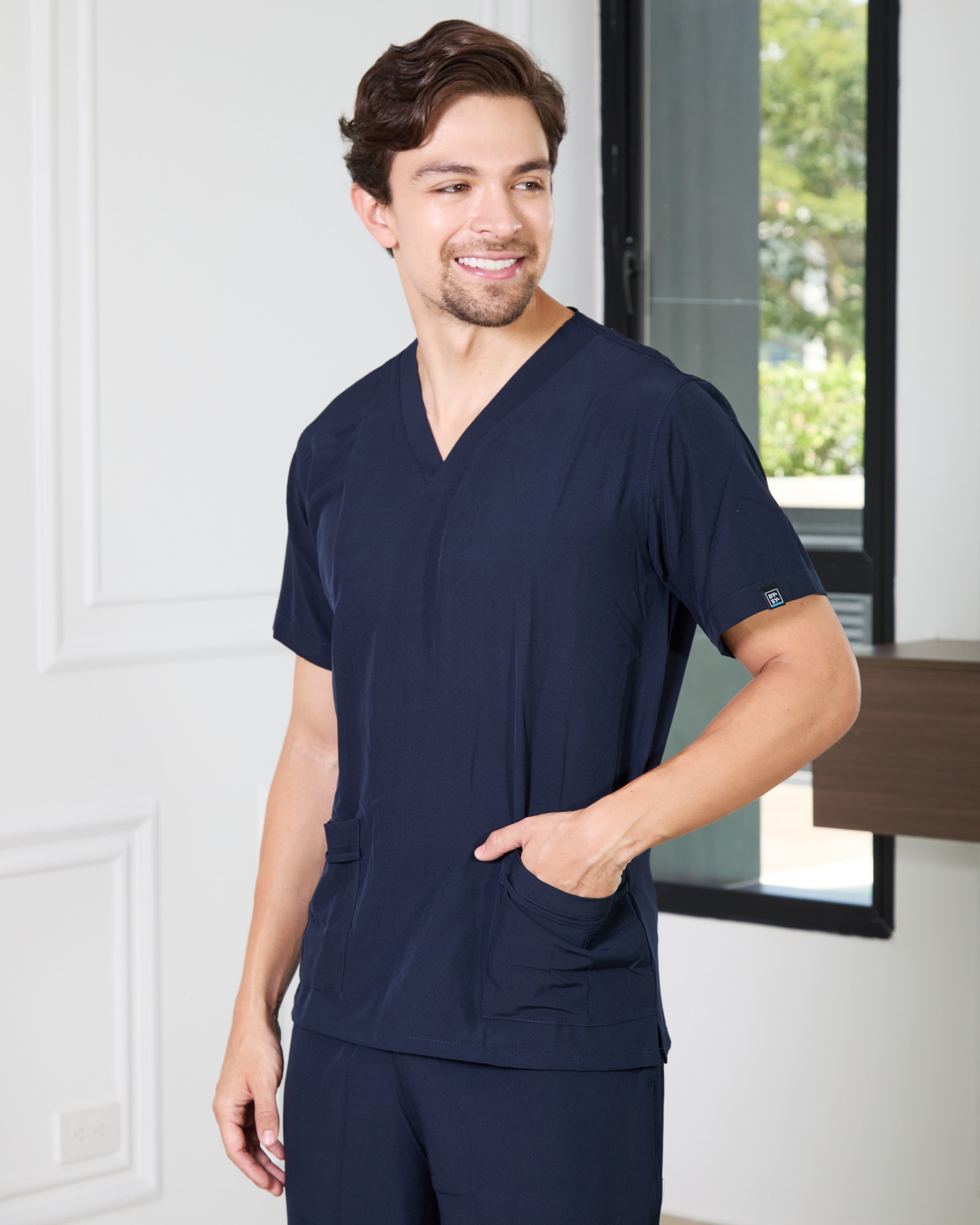 Uniforme Azul oscuro - Antifluido licrado