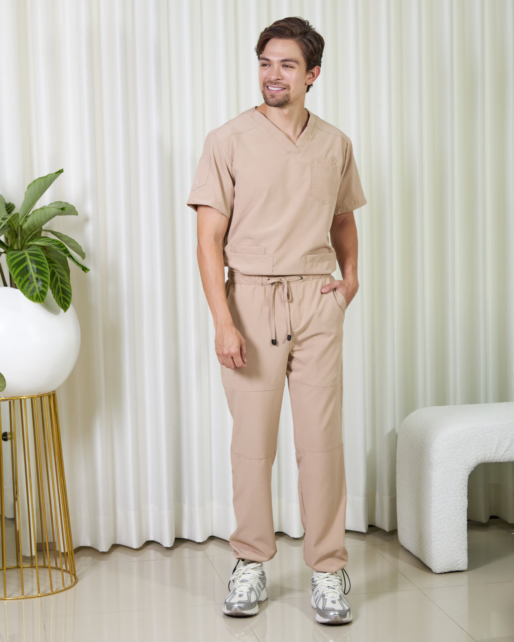Uniforme Beige - Premium Licrado
