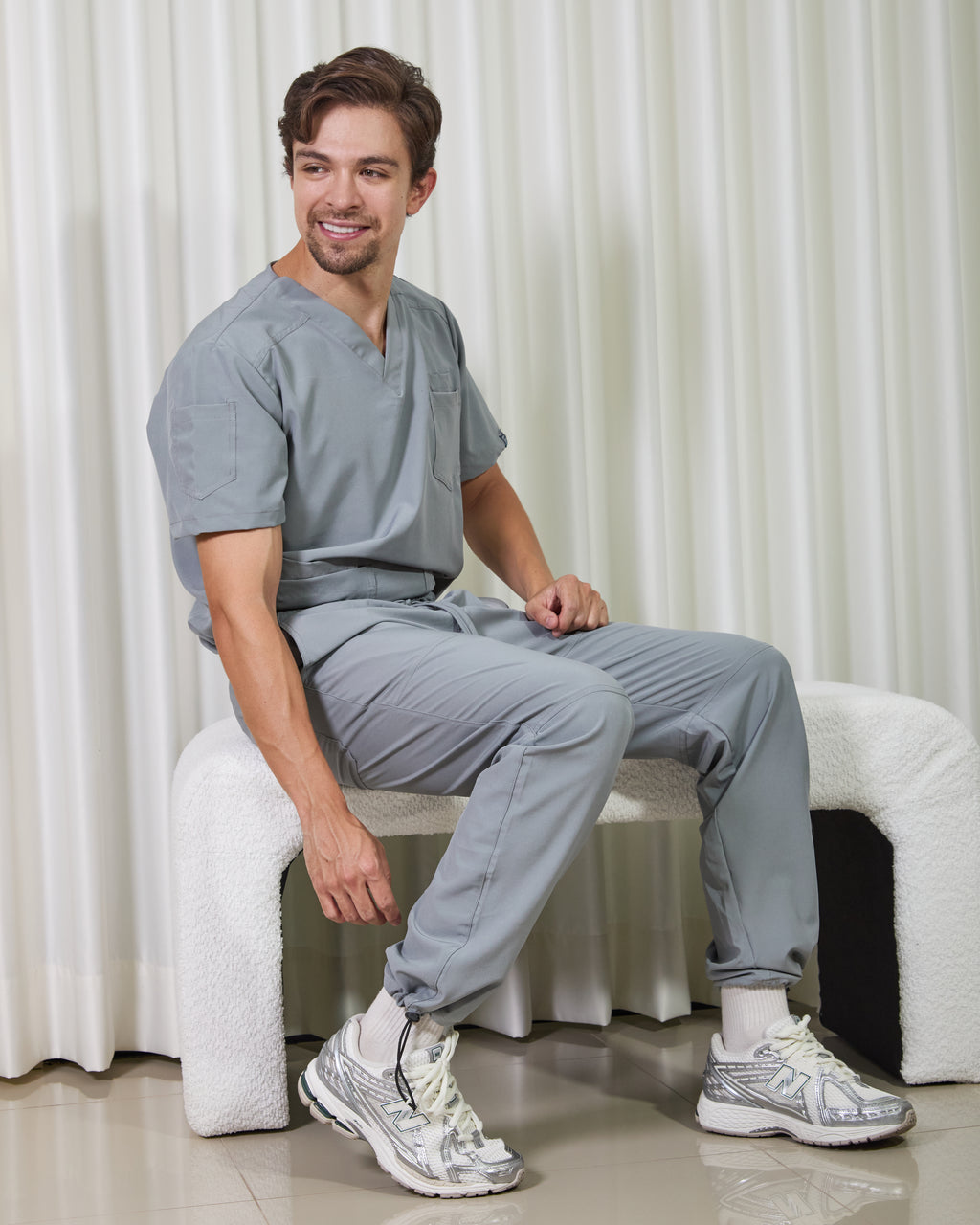 Uniforme Gris claro - Premium Licrado