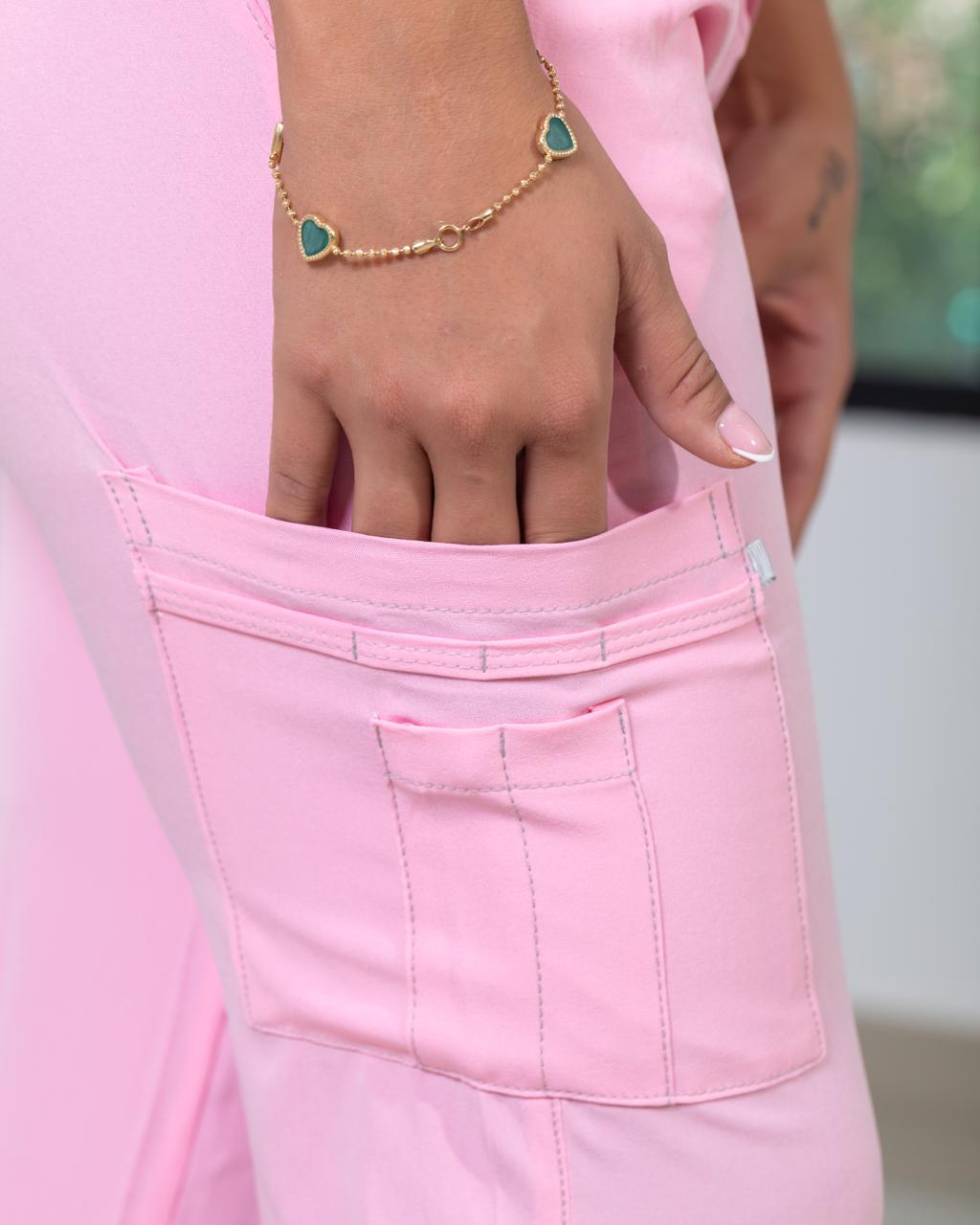 Uniforme Rosado - Antifluido licrado